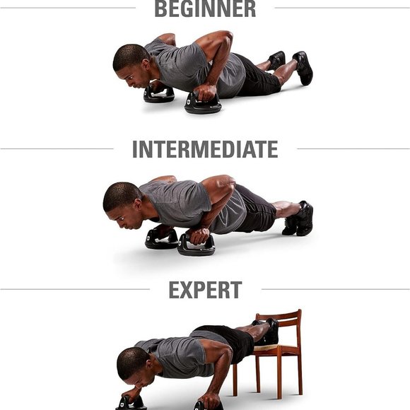 Brand New Harbinger Push Up Pro Fitness Trainer Rotating Handles Workout - Picture 5 of 11